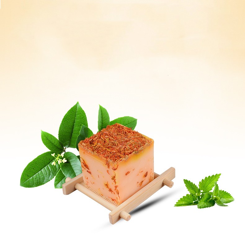 Creative Rose Plant Essential Oil Soap Facial Cleansing - Saffron soap - Soaps