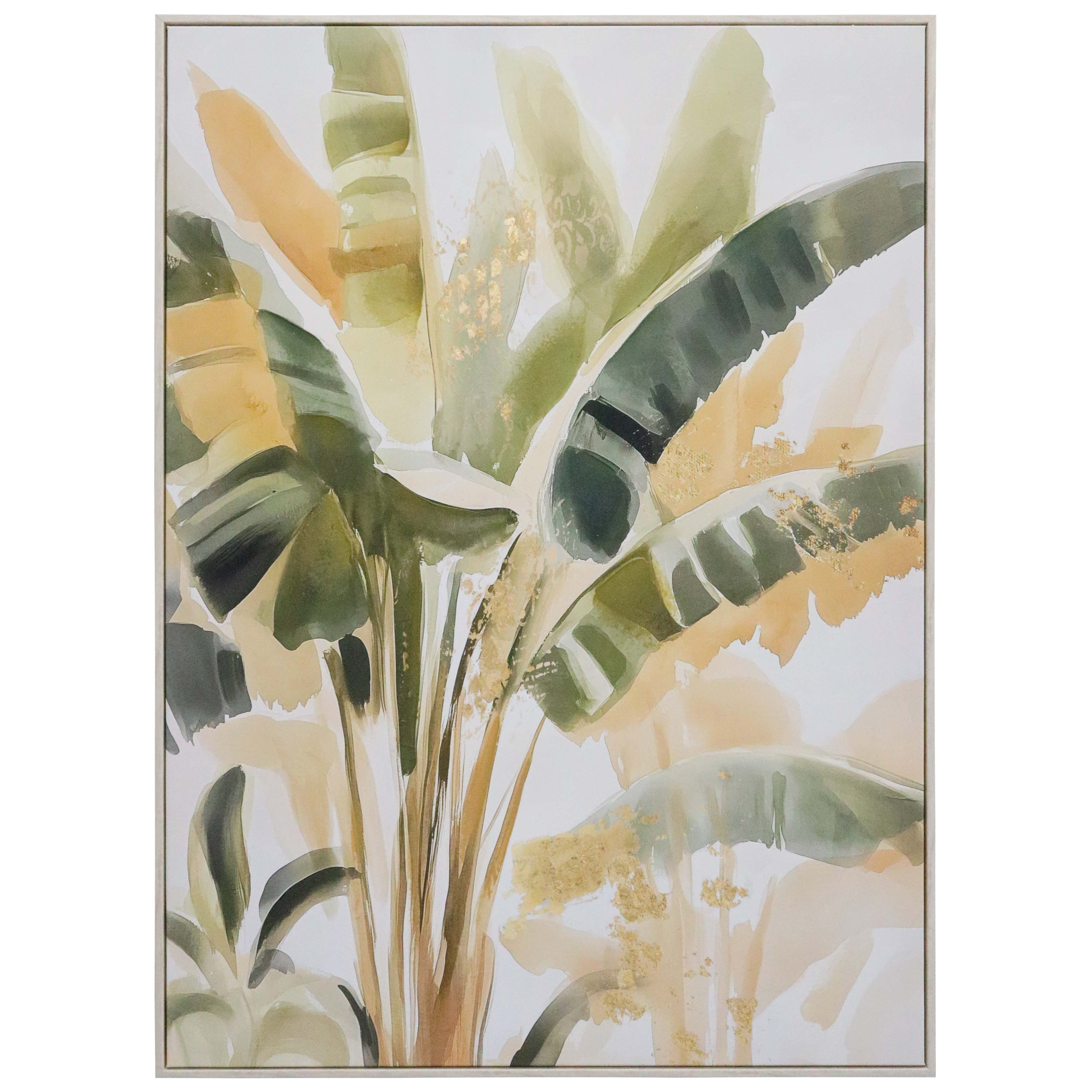 Framed Canvas Banana Palms Hauptbild