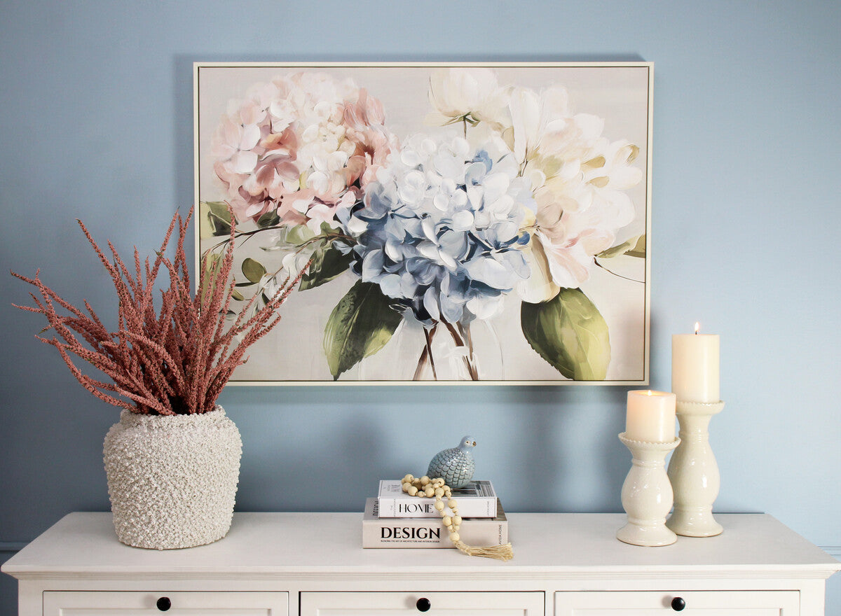 Framed Canvas Hydrangeas Secondary image