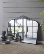 Baroque Black Landscape Mirror 102cm x 80cm