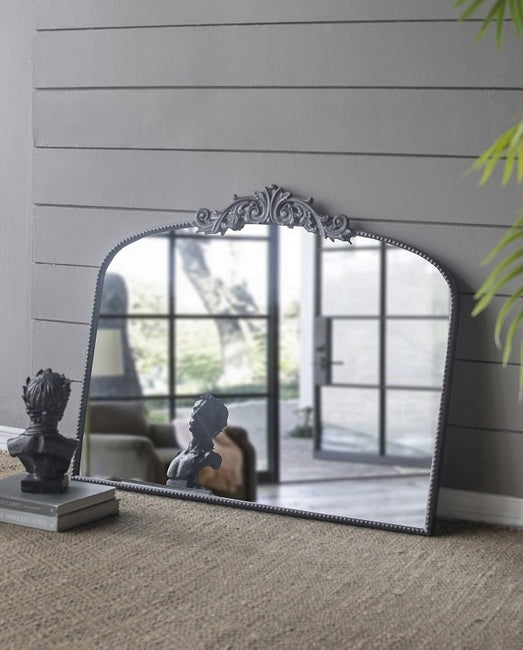 Baroque Black Landscape Mirror 102cm x 80cm