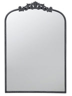 Baroque Tall Black Wall Mirror 91 x 61 cm