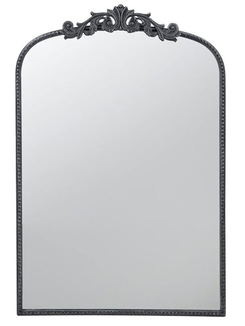 Baroque Tall Black Wall Mirror 91 x 61 cm