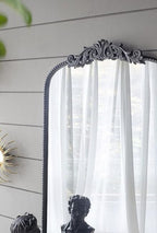 Baroque Tall Black Wall Mirror 91 x 61 cm