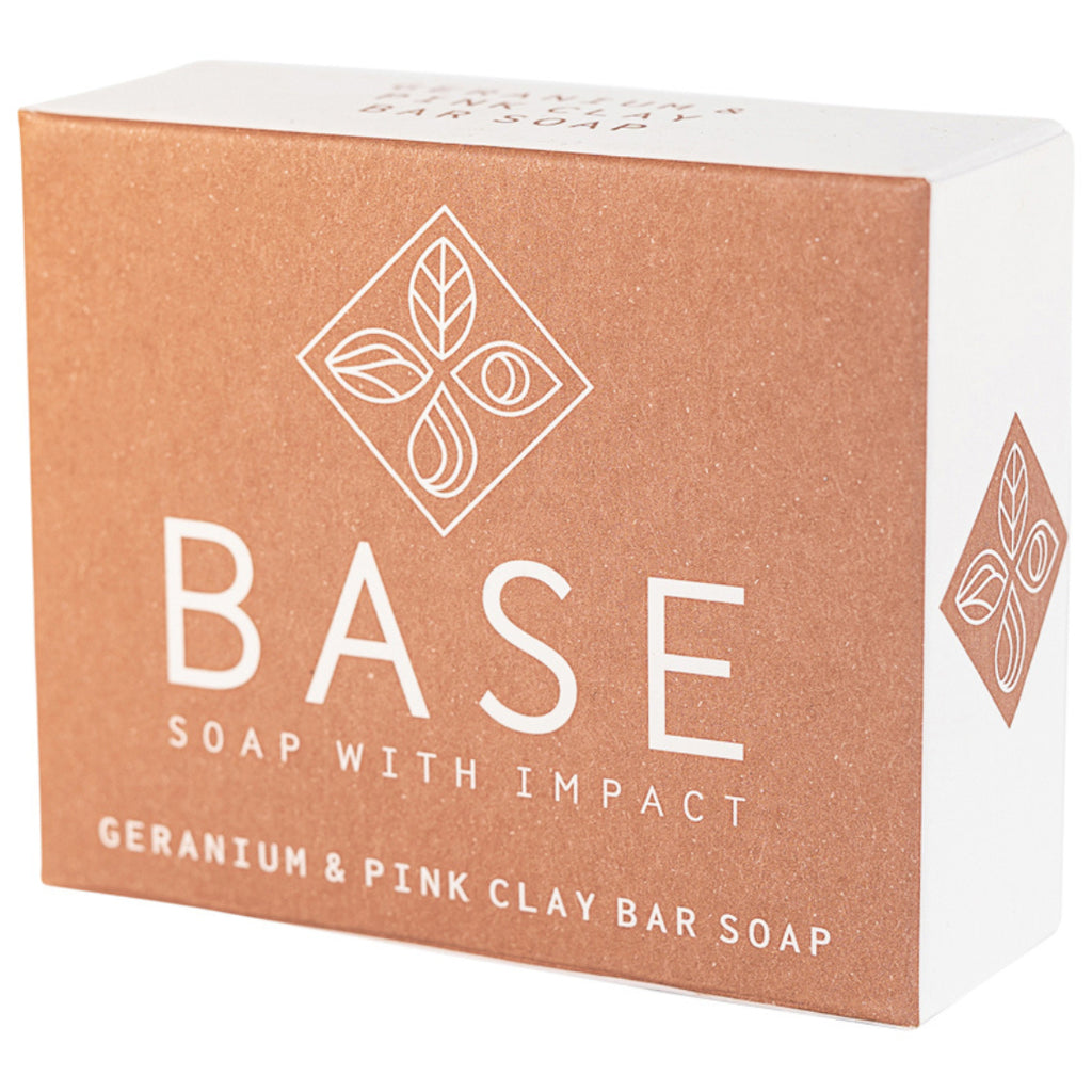 Geranium & Pink Clay Soap Bar