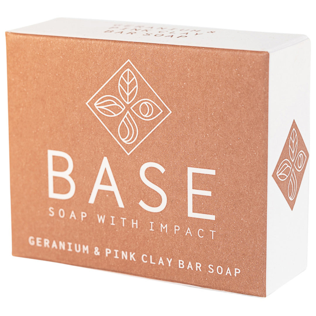 Geranium & Pink Clay Soap Bar