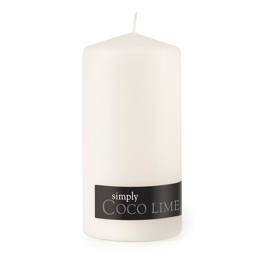 Coco Lime Medium Pillar Candle