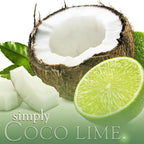 Coco Lime Medium Pillar Candle