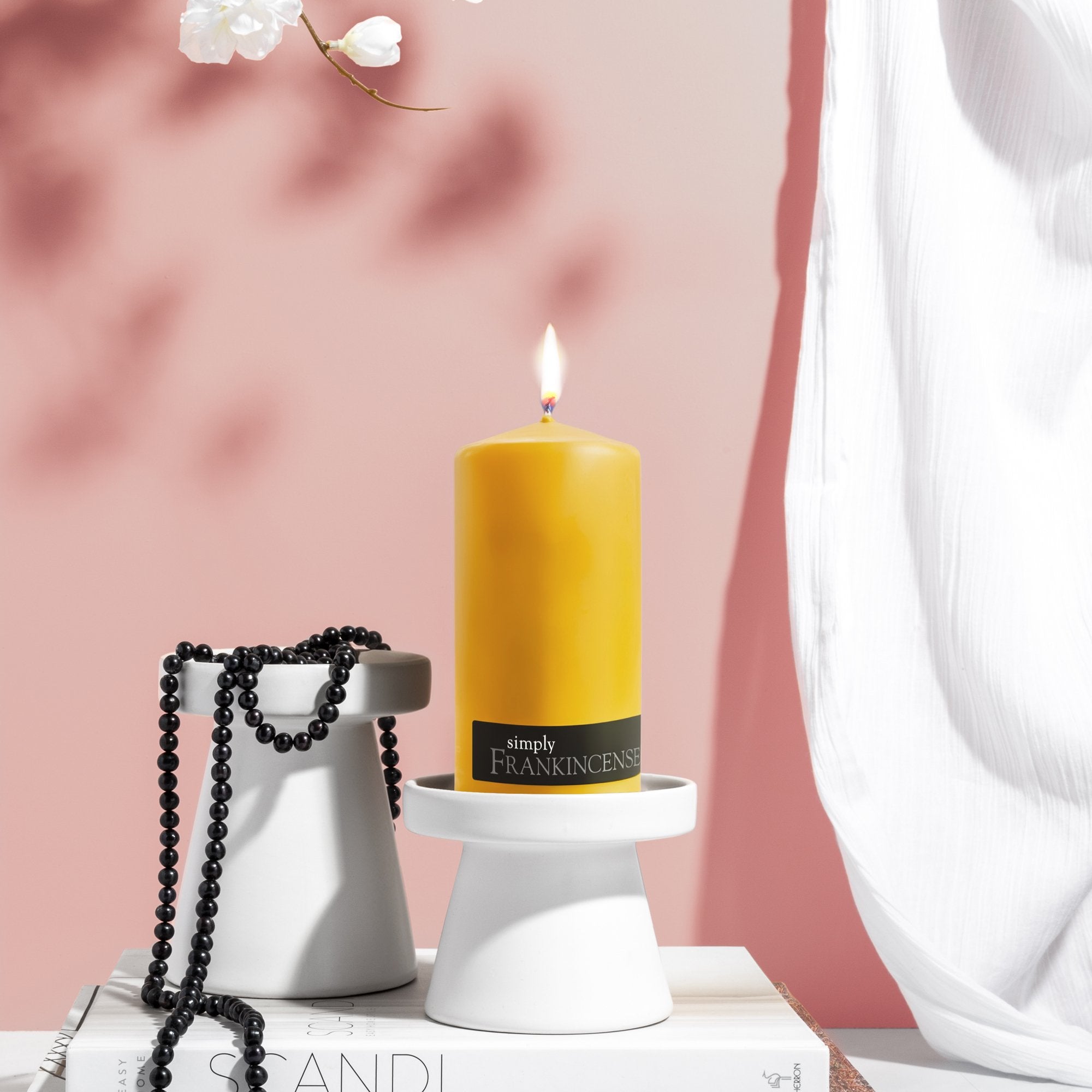 Frankincense Medium Pillar Candle Secondary image