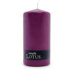 Lotus Medium Pillar Candle