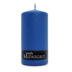 Midnight Medium Pillar Candle