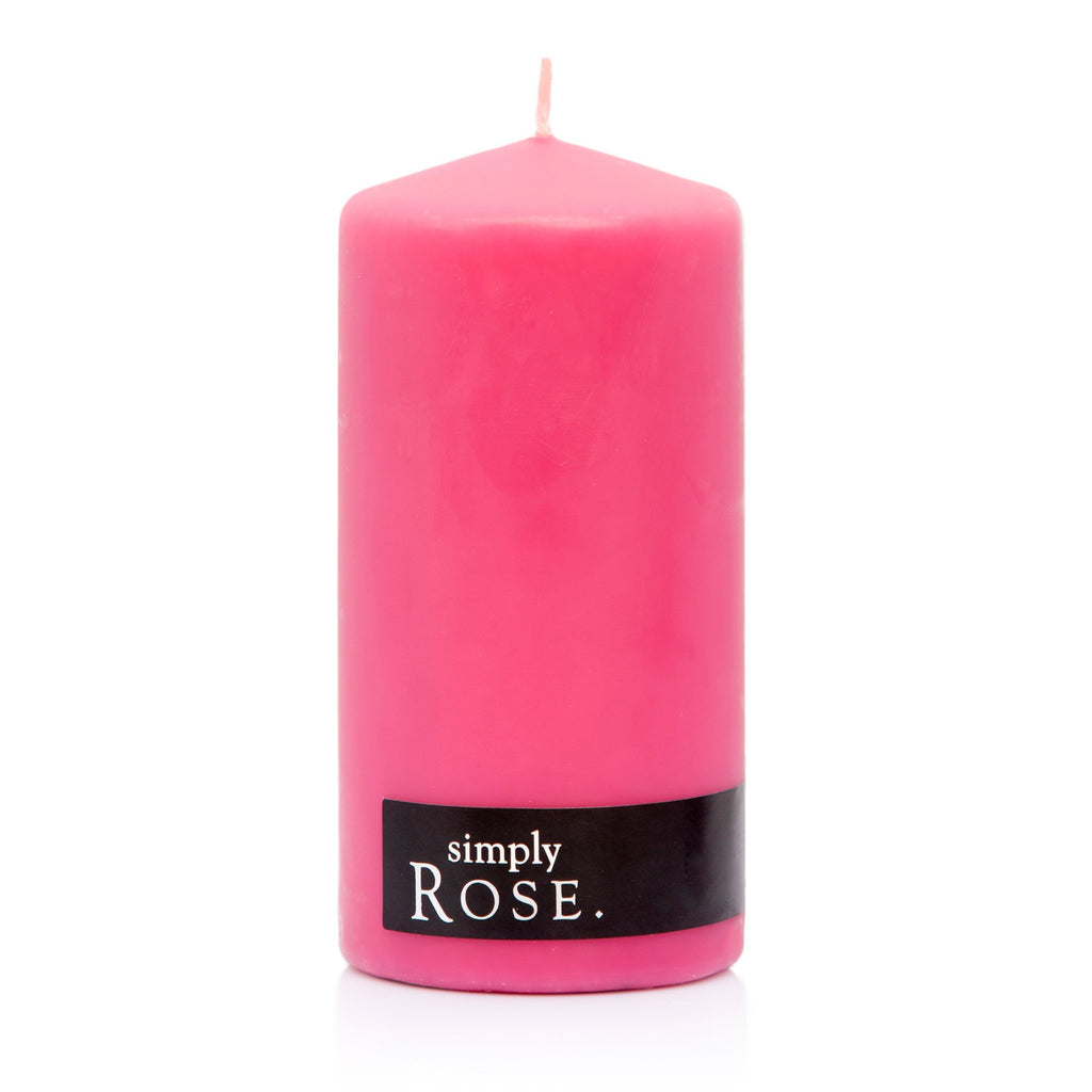 Rose Medium Pillar Candle
