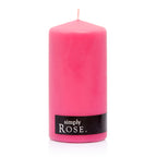 Rose Medium Pillar Candle