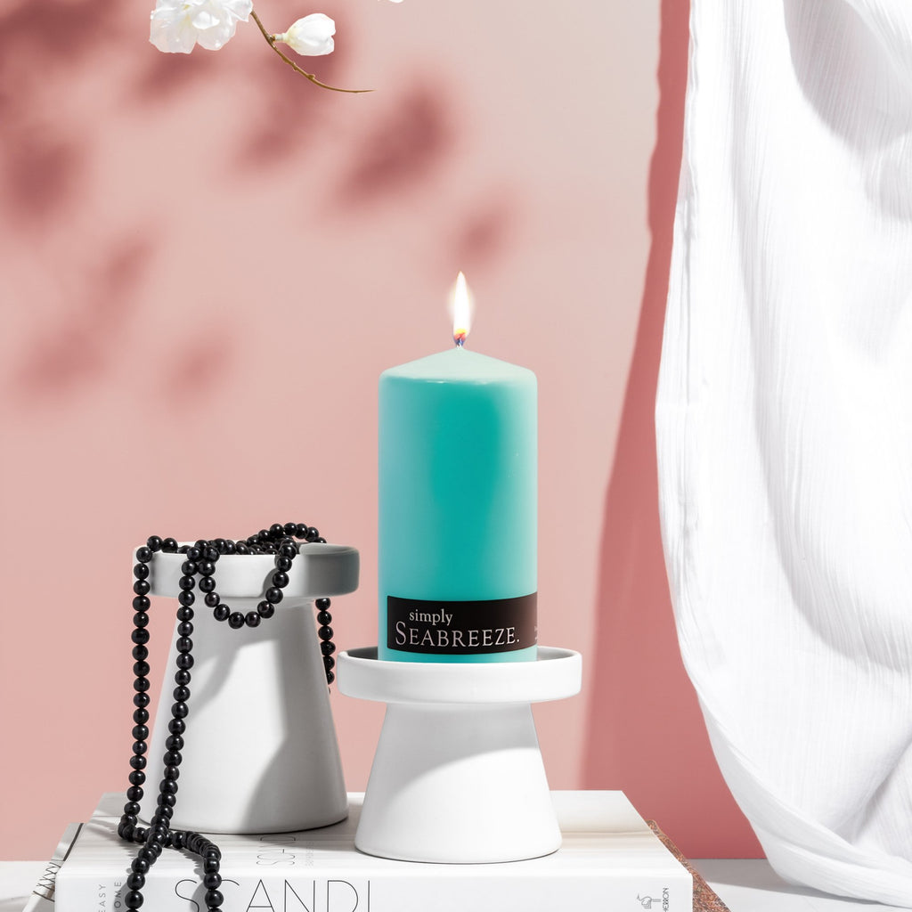 Seabreeze Medium Pillar Candle