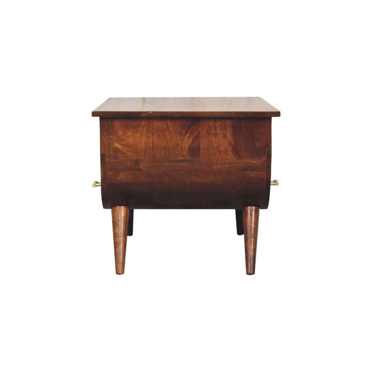 Solid Mango Wood Coffee Table - Chestnut Finish