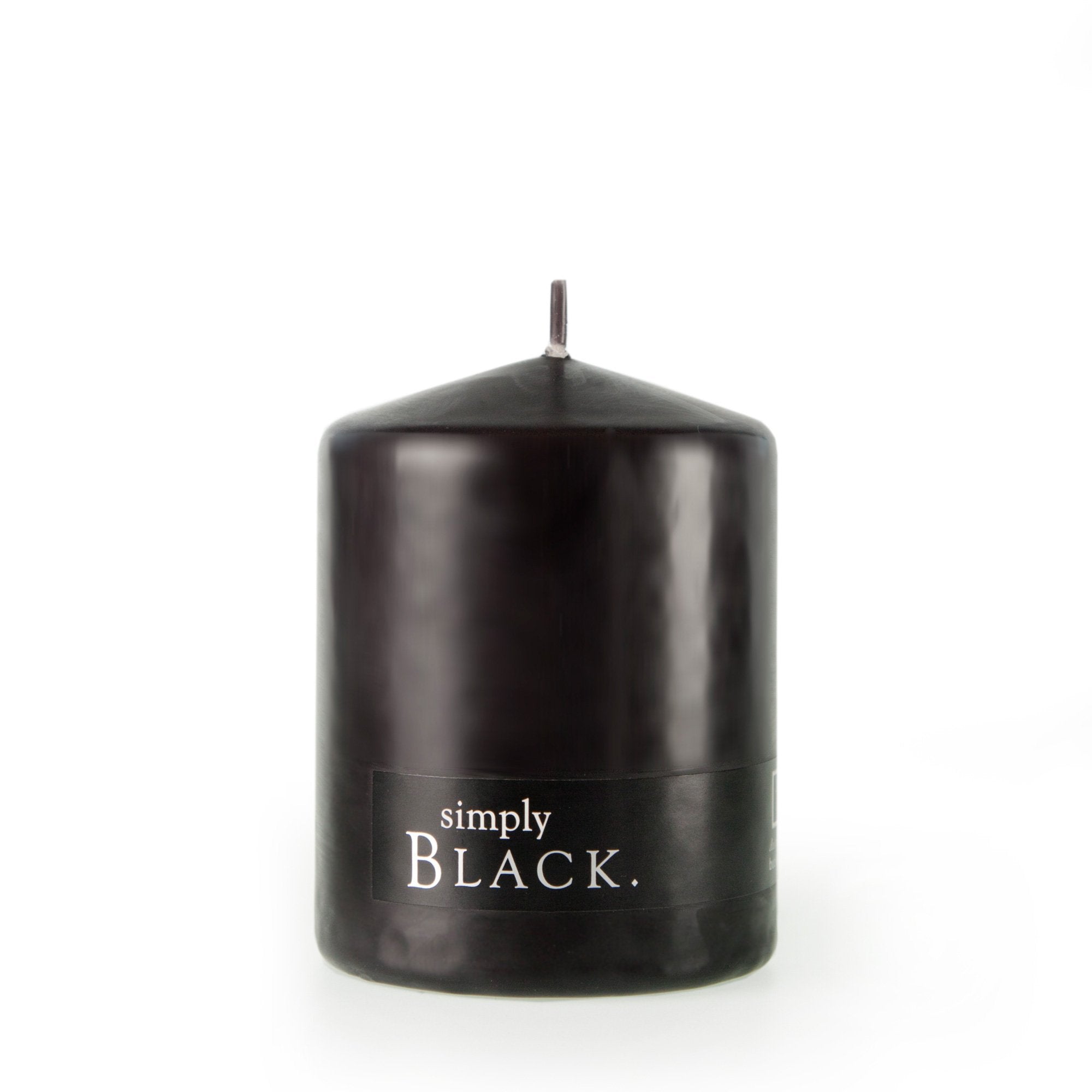 Fat Black Pillar Candle Hauptbild
