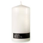 Large White Pillar Candle