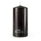Standard Black Pillar Candle