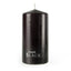 Large Black Pillar Candle