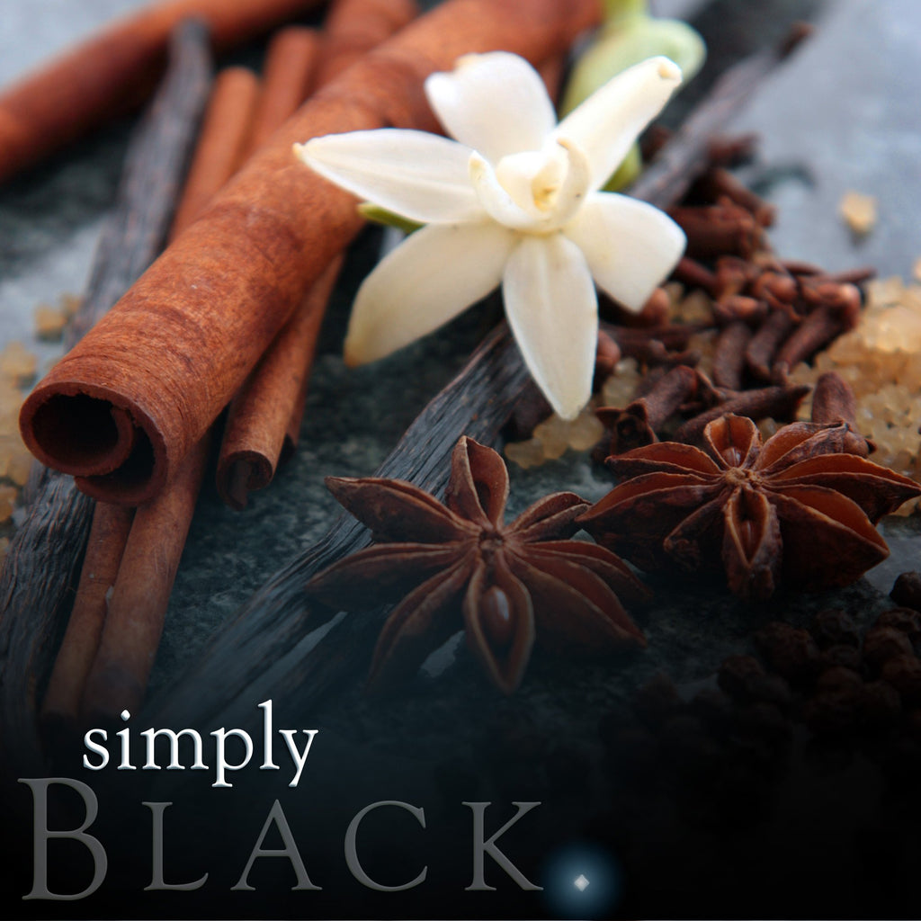 Large Black Pillar Candle