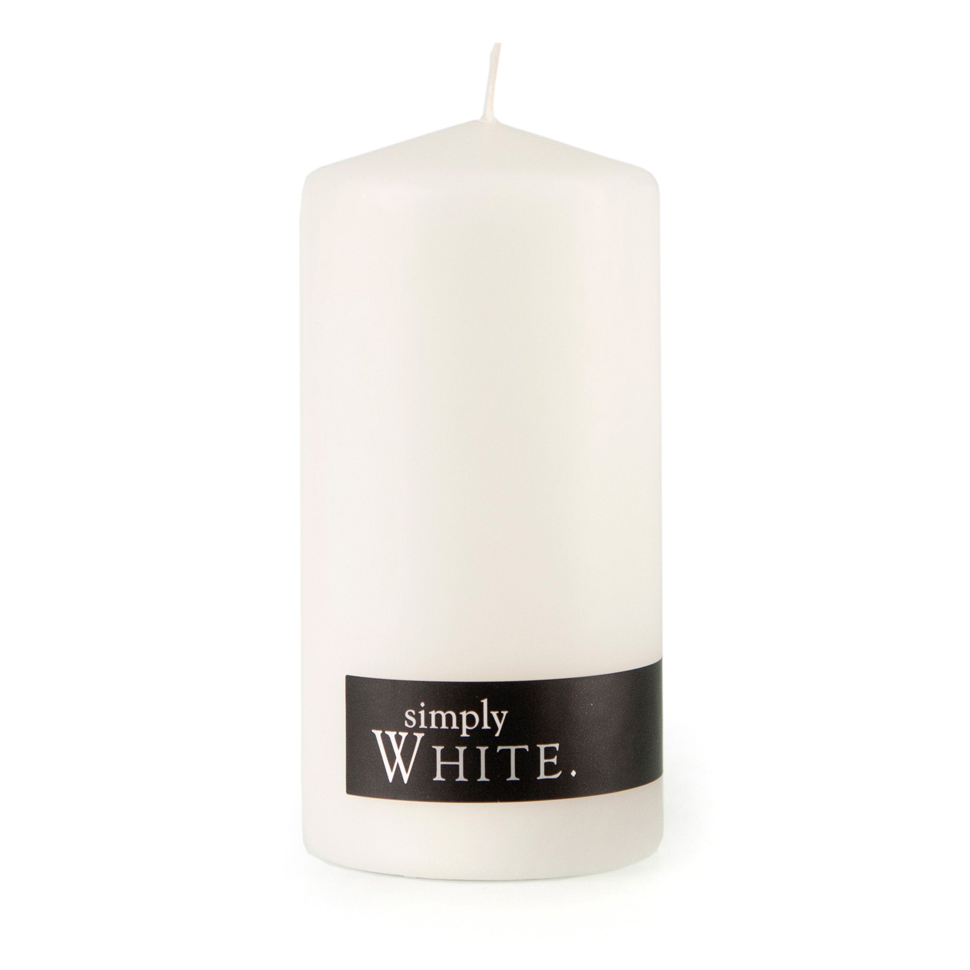 Standard White Pillar Candle