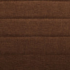 Slim Profile Dining Chairs in Brown Fabric — Set of 2