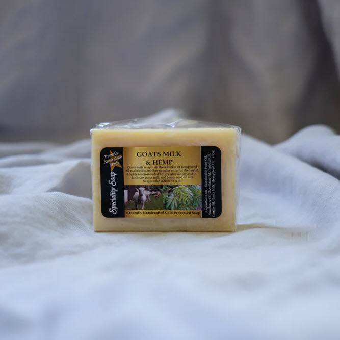 Goats Milk & Hemp Soap 100g Hauptbild