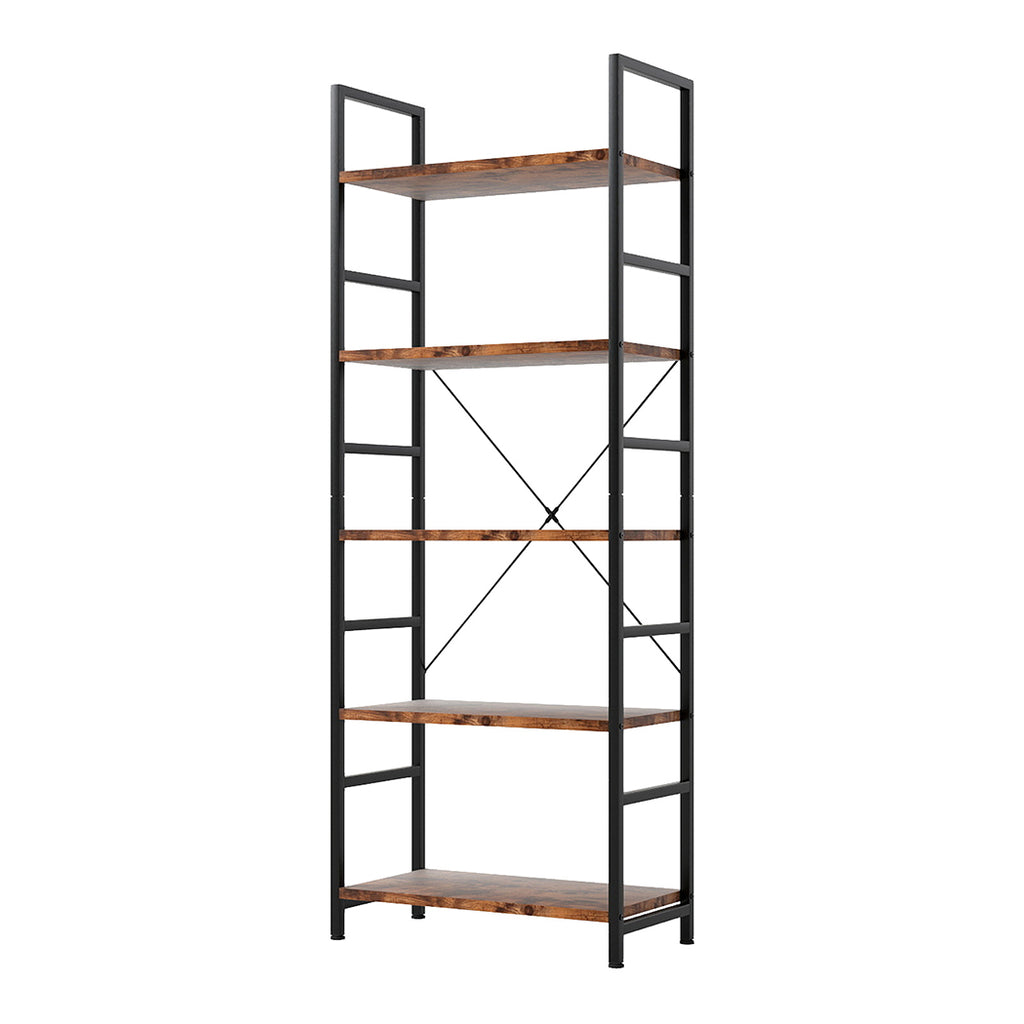 Levede 5-Tier Industrial Bookshelf Bookcase 157.5cm-2018816805212131328