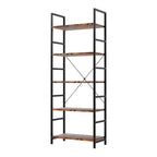 Levede 5-Tier Industrial Bookshelf Bookcase 157.5cm-2018816805212131328