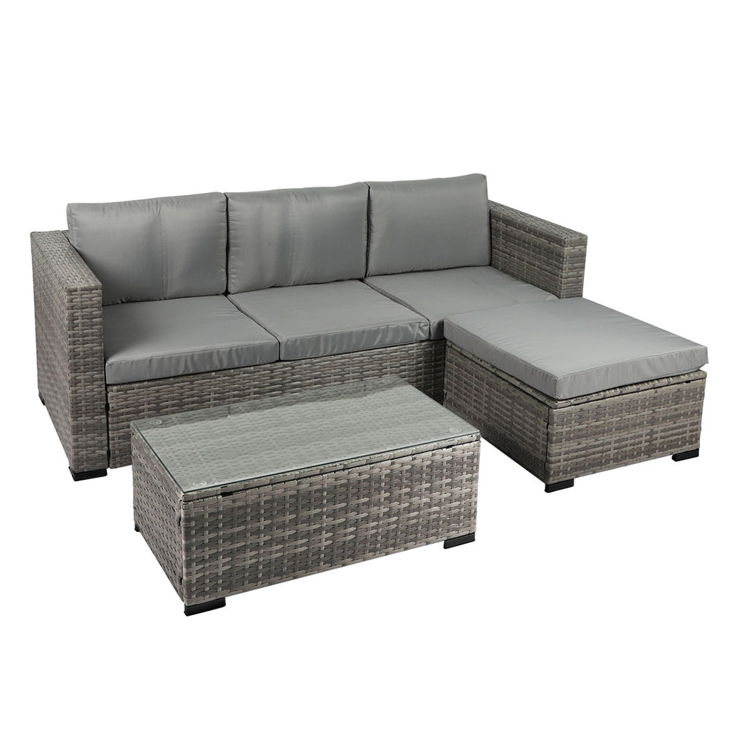 Levede 5pcs Outdoor Sofa Set Patio Furniture-2018816929703268352