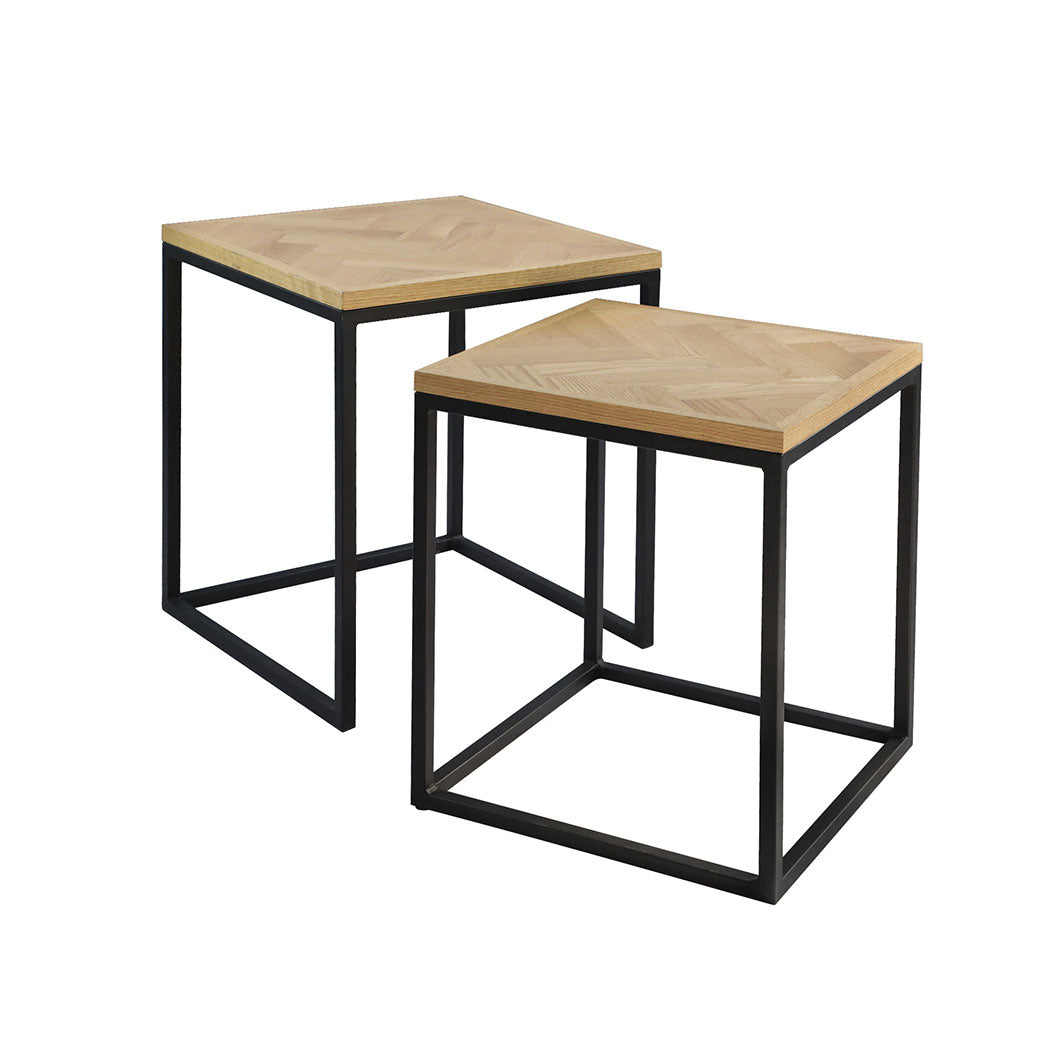 Levede 2PCS Nesting Coffee Tables-2018816870689411072