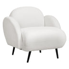 Levede Sofa Chair Fleece Upholstered Single White-2006732843727851520