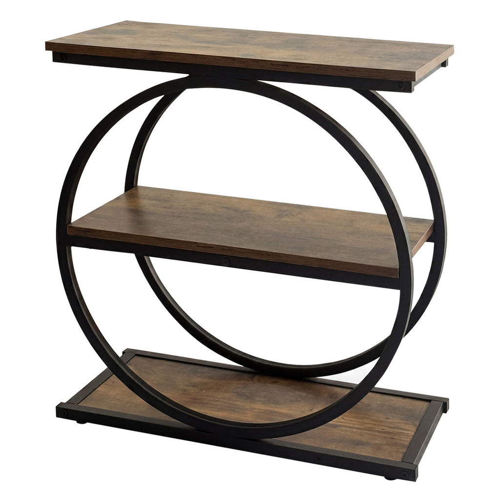 Levede Narrow Side Table 3 Tiers End Table Adjustable Sofa Side Table Bedroom-2050059016712884224