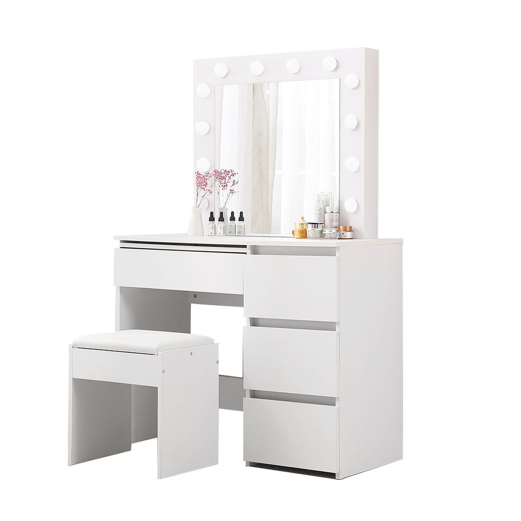 Levede Dressing Table Vanity Set Stool-2006732941421580288