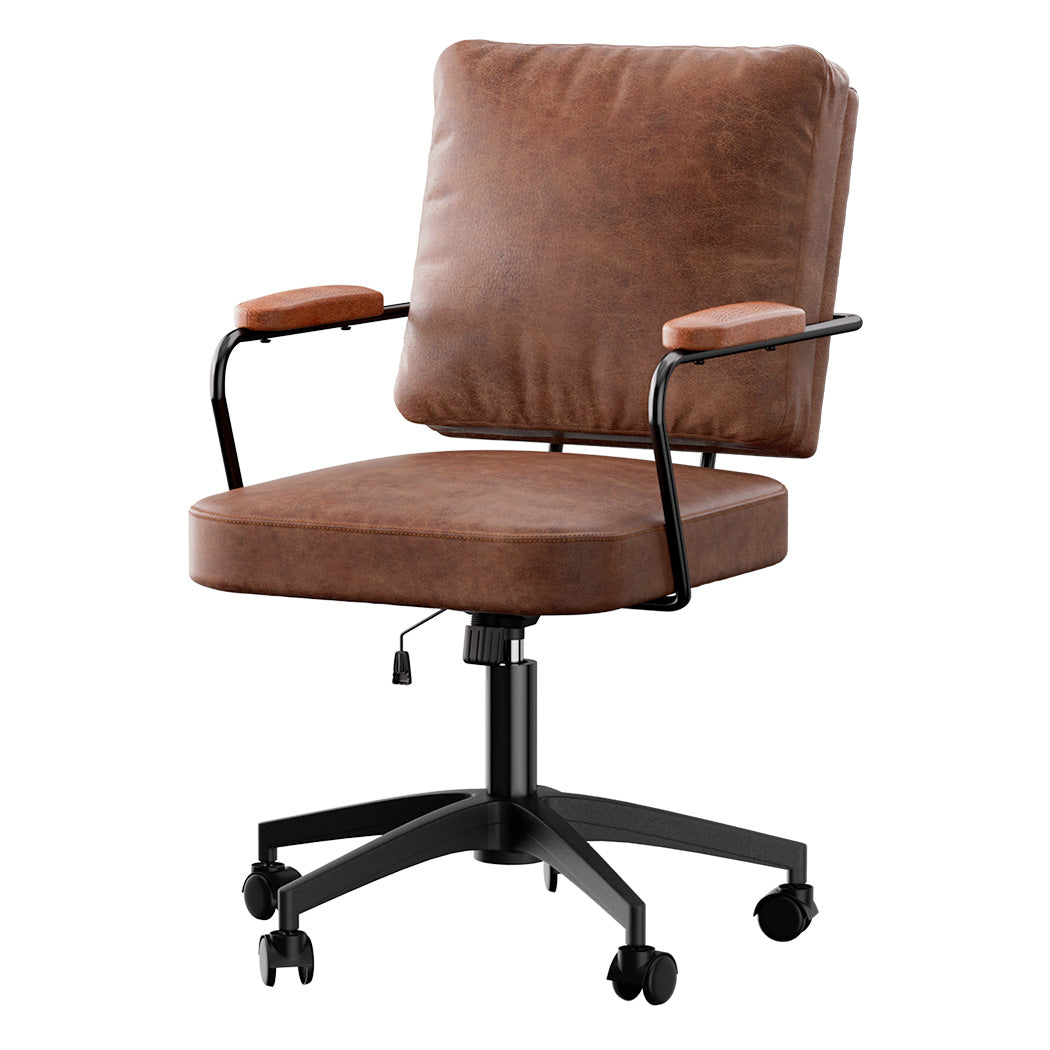 Levede Office Arm Chair Leather Executive Chairs-2006732703457742848