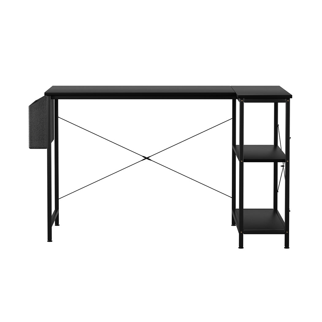 Levede L Shaped Computer Desk Corner Desk Black-2029387249963110401 Main image