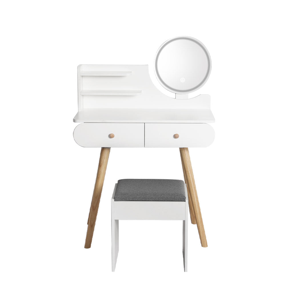Levede Dressing Table Stool LED Mirror-2006732941836816385