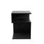 Levede 1xBedside Tables Drawers Side Black-2029387274596257793