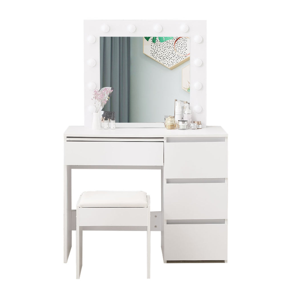 Levede Dressing Table Vanity Set Stool-2006732941421580289
