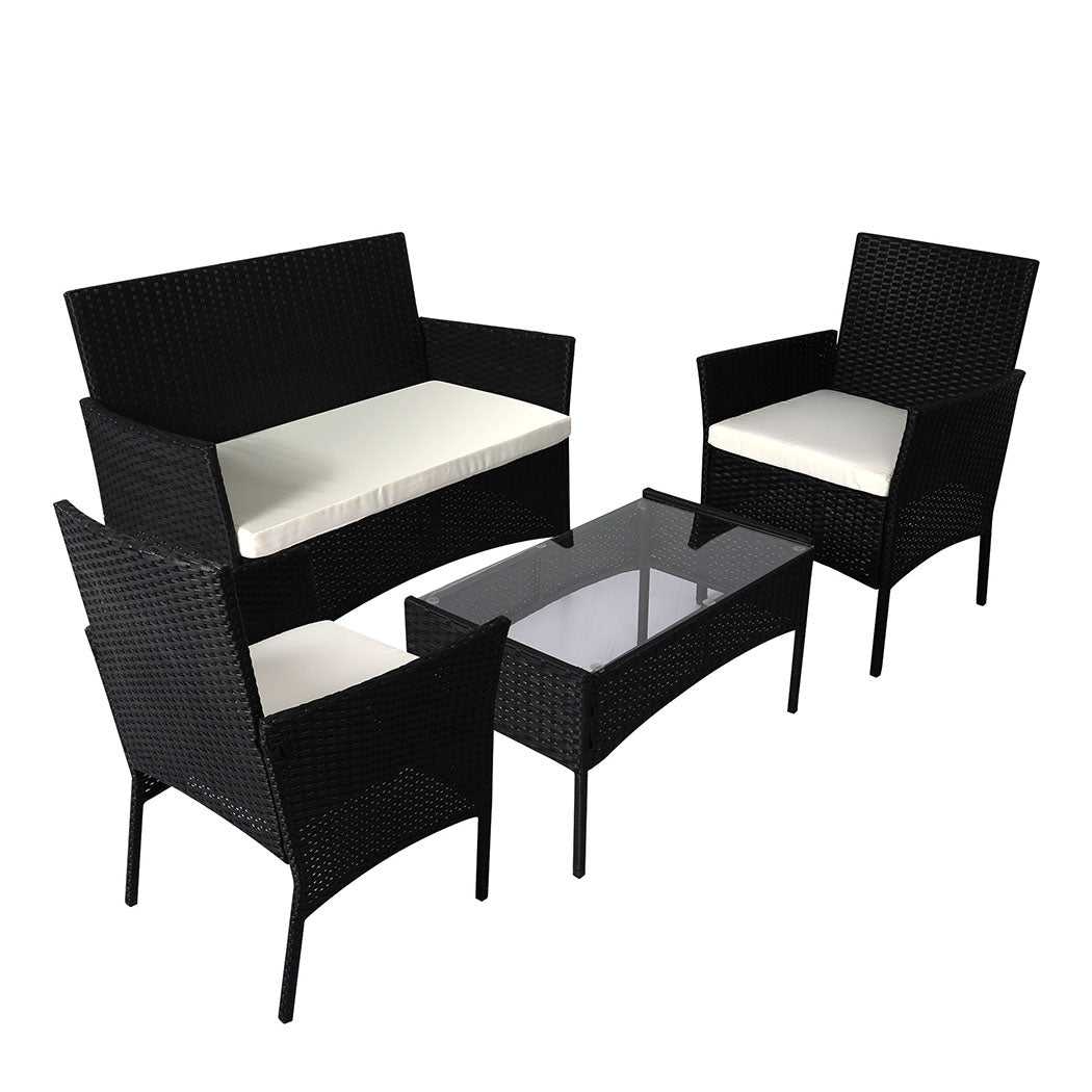 Levede 4PCS Outdoor Furniture Setting-2018816937542422529 Main image