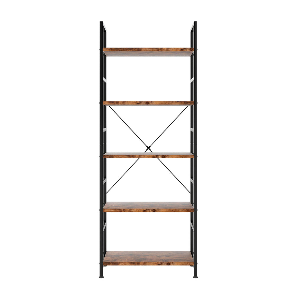 Levede 5-Tier Industrial Bookshelf Bookcase 157.5cm-2018816805212131329