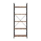 Levede 5-Tier Industrial Bookshelf Bookcase 157.5cm-2018816805212131329