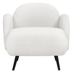 Levede Sofa Chair Fleece Upholstered Single White-2006732843727851521