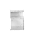 Levede 1xBedside Tables Drawers Side White-2006733102113755137