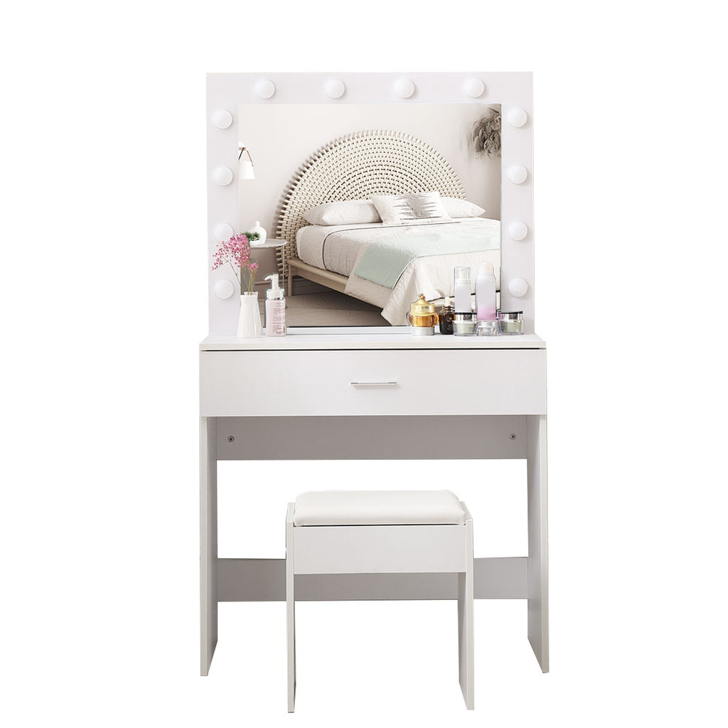 Levede Dressing Table Set Makeup Mirror-2018816910141034497