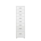 Levede Office Cabinet 8 Drawer Drawers White-2006733172112494593