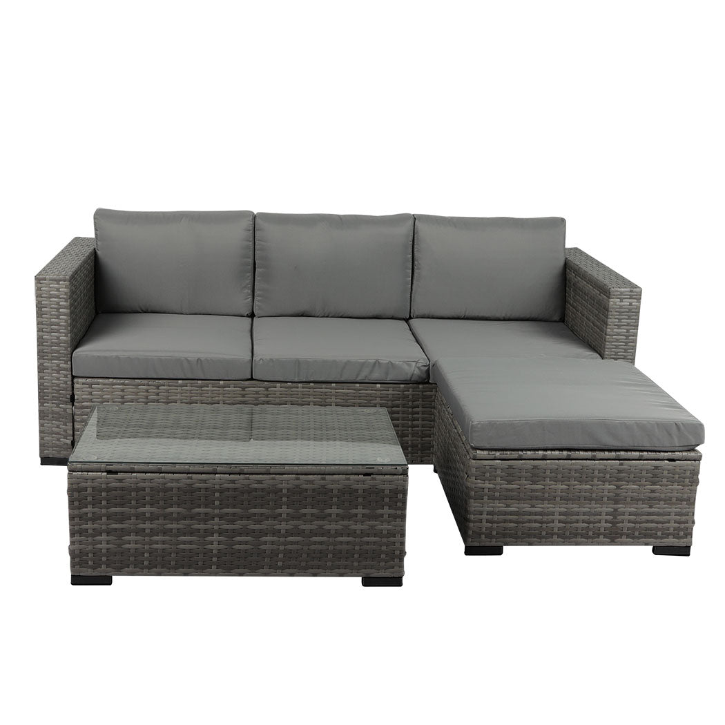 Levede 5pcs Outdoor Sofa Set Patio Furniture-2018816929703268353