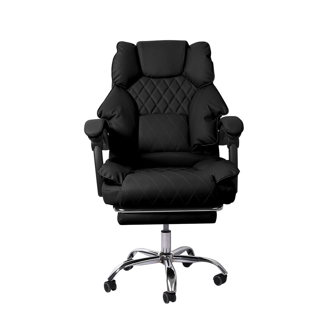 Levede Gaming Chair Office Computer Black Footrest-2018816911806173185 Main image