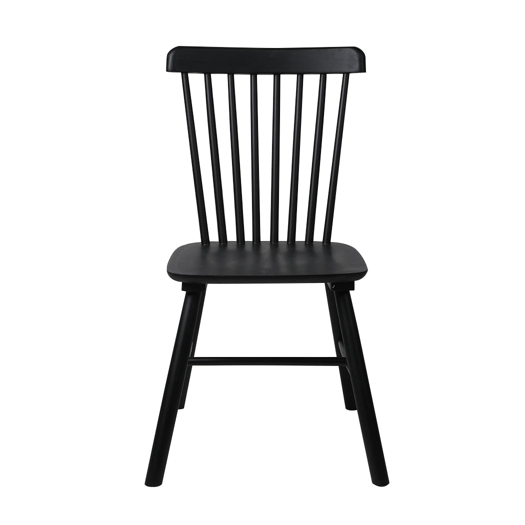 Levede 4x Dining Chairs Kitchen Winsor Black-2006732719123468289 Main image