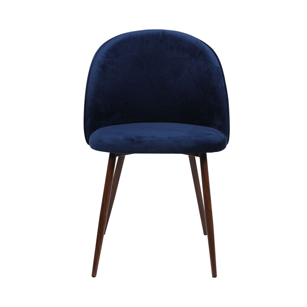 Levede 4x Dining Chairs Seat French Navy-2006732721967206401 Main image